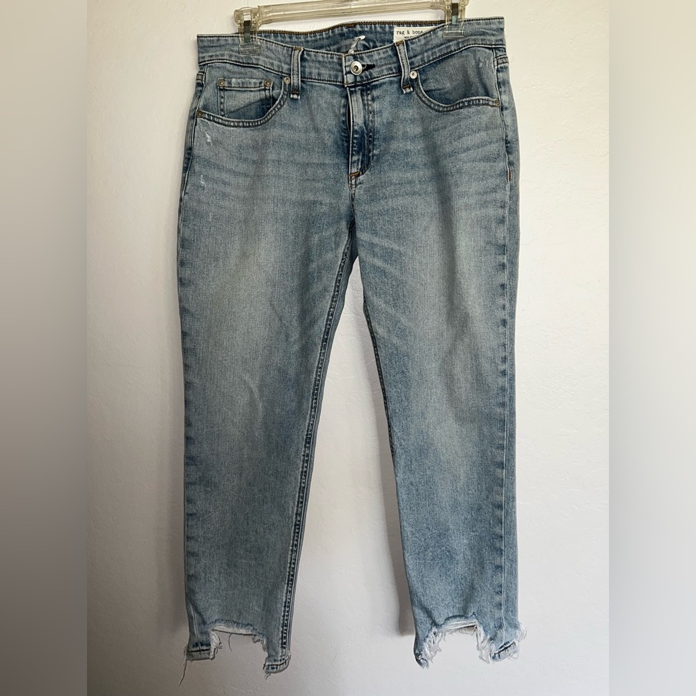 Rag & bone Blue Distressed Women's Jeans